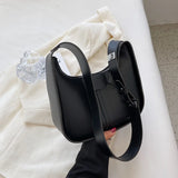 Women's PU Leather Crossbody Bag Clutch Brown