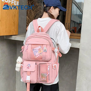 Women's Travel Backpack Waterproof Schoolbag Large Capacity Laptop Backpack
