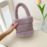 2022 Autumn Winter Plush Hand-Carrying Bag