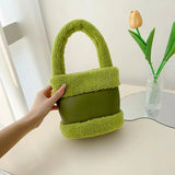 2022 Autumn Winter Plush Hand-Carrying Bag