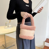 2022 Autumn Winter Plush Hand-Carrying Bag