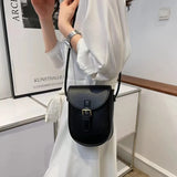 British Style Cowhide Camera Bag for Women