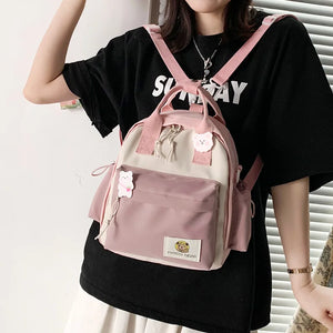 2022 Cute Mini School Backpack for Young Female Students