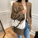 2022 Women Plush Bucket Bag Soft Faux Fur Shoulder Bag