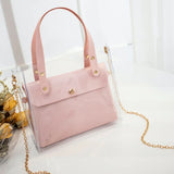 2022 PVC Jelly Bag Women Mini Transparent Shoulder Handbag