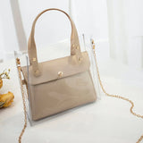 2022 PVC Jelly Bag Women Mini Transparent Shoulder Handbag