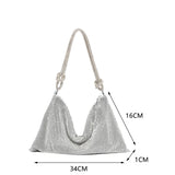 Rhinestone Shoulder Bag Evening Clutch Wedding Purse