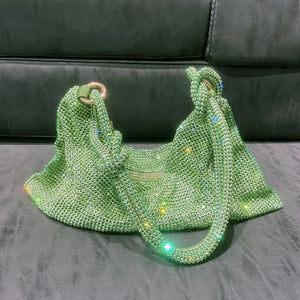 Rhinestone Shoulder Bag Evening Clutch Wedding Purse