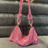 Rhinestone Shoulder Bag Evening Clutch Wedding Purse
