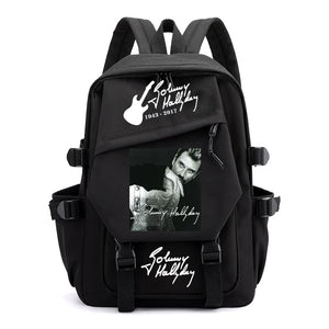 2022Johnny Hallyday lightweight nylon backpack