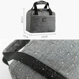 Lunch Bag Cooler Tote Insulated Box Thermal Food Container Handbag Bento Pouch