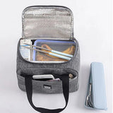 Lunch Bag Cooler Tote Insulated Box Thermal Food Container Handbag Bento Pouch