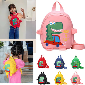 Dinosaur Kids School Backpack, Boys Girls Kindergarten Bag