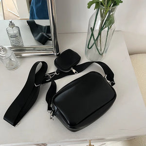 2022 Retro Bag Three-In-One Women's Shoulder Messenger