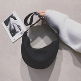 2022 Retro Solid Chest Bag Women's Messenger Bag Waist Bag Canvas Bag
