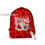 2022 Technoblade Candy Cane 3D Print School Bag for Teens