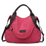 2022Women Bag Large Capacity Casual Tote Handbag Canvas Shoulder Bag Crossbody