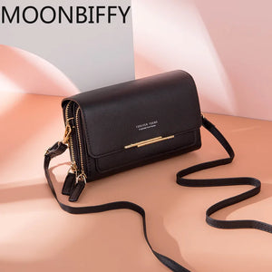 2022 Women Messenger Bag Square Bag Cloth Pattern Turn Lock Mini Bag