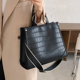 2022 Women's Stone Pattern Shoulder Bag Mesh Red Large Crossbody