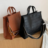 2022 Women's Stone Pattern Shoulder Bag Mesh Red Large Crossbody
