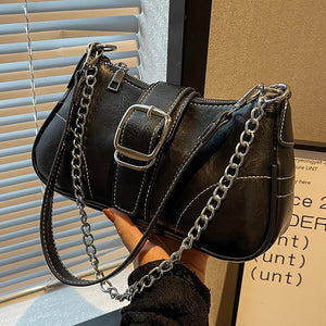2022 Retro Chain Shoulder Bag Crossbody Underarm Bag