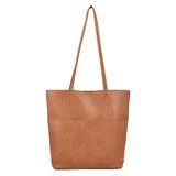 2022 Women's Vintage Shoulder Bag Large Capacity Bucket Bag