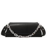 2022 Solid Women's Retro Shoulder Bag High-Quality All-Match Chain Messenger Bag