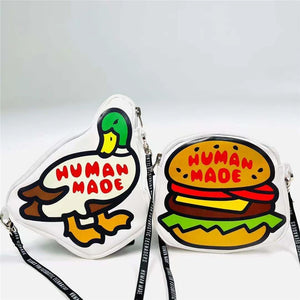 2022ss HUMAN Bag Men Women Duck Burger Shoulder Messenger Bag