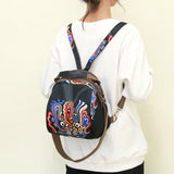 Anti Theft Women Backpack Durable Oxford School Bag