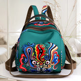 Anti Theft Women Backpack Durable Oxford School Bag