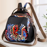 Anti Theft Women Backpack Durable Oxford School Bag
