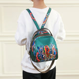 Anti Theft Women Backpack Durable Oxford School Bag