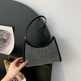 Women Casual Bright Diamond Underarm Shoulder Bag