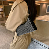 Women Casual Bright Diamond Underarm Shoulder Bag