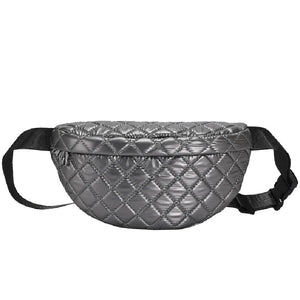 Women's Down Waist Pack Crossbody Bag for Winter Shopping