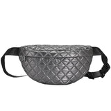 Women's Down Waist Pack Crossbody Bag for Winter Shopping