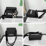 Small Women's Shoulder Bag Letter High Oxford Cloth Women Messenger