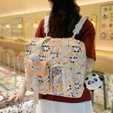 Kawaii Waterproof College Backpack Women Laptop Book Bags