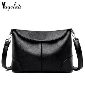 Leather Clutch Bag Small Soft Leather Handbag Women High Crossbody Bag