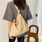 Soft Pu Leather Large Shoulder Bag, Retro Lady Shopper Purse