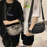Casual Solid Women Bags Shoulder HandBag Nylon Cloth Messenger