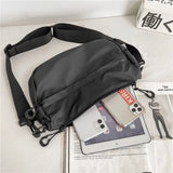 Casual Solid Women Bags Shoulder HandBag Nylon Cloth Messenger