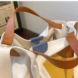 Casual Tote Messenger Bags Canvas for Women Travel Shoulder Bag Shopping Girls