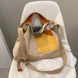 Casual Tote Messenger Bags Canvas for Women Travel Shoulder Bag Shopping Girls