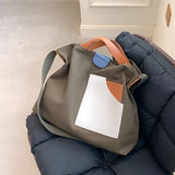 Casual Tote Messenger Bags Canvas for Women Travel Shoulder Bag Shopping Girls