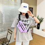 Women Fanny Packs Nylon Waist Bag Leisure Sports Messenger Bags