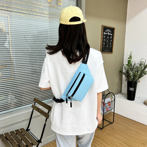 Women Fanny Packs Nylon Waist Bag Leisure Sports Messenger Bags