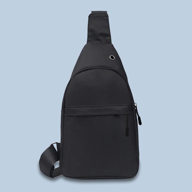 Love Print Canvas Chest Bag Men Women Crossbody Messenger Small Bag