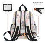 Cat Eagle Print Kids Toddler School Bag for 3-8 Years Old