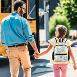 Kids Flower Print Backpack School Bag for 3-8 Year Olds